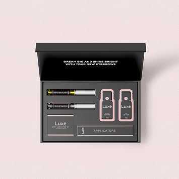 Brow Lamination Kit - Complete Set for Eyebrow Perm - Easy to Apply and Long Lasting Finish - Professional Results for Fuller Brows - Eyebrow Lamination Kit at Home - Luxe Cosmetics