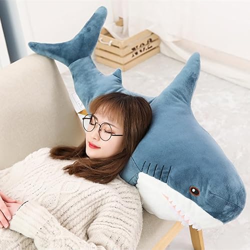 Xiyuan XIYUAN-2022487 40Inch Shark Stuffed Animal Toy,Plush Shark Toys,Stuffed Animal Sharks,Soft Shark Cushion Pillow Shark Plush Pillow Stuffed Toy Throw Pillow thumb #1