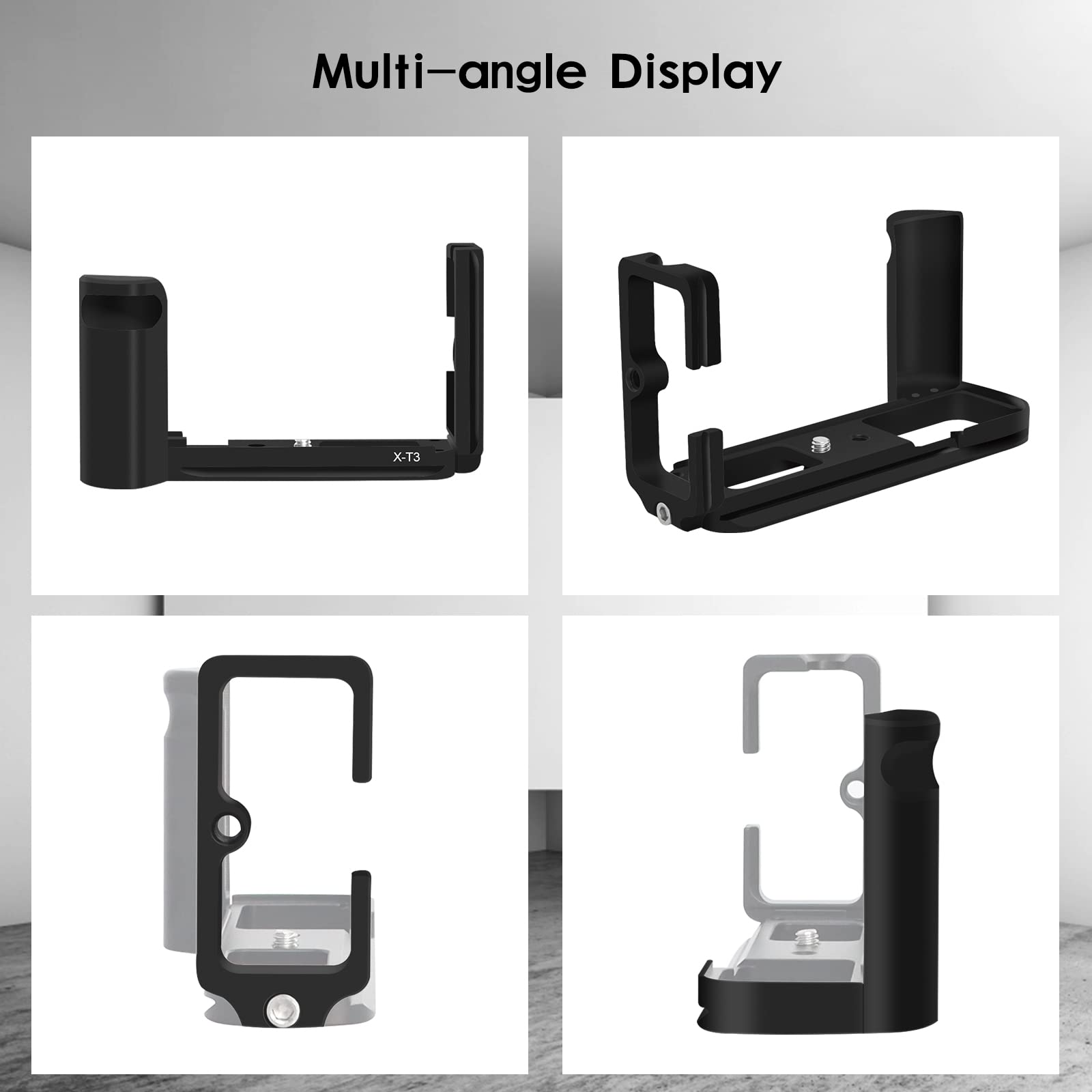 XT3 X-T3 L Plaque Poignée de Support pour Fuji
