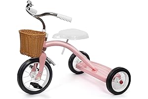 KRIDDO Classic All Metal Toddler Tricycle: Perfect for Girls Ages 2-4