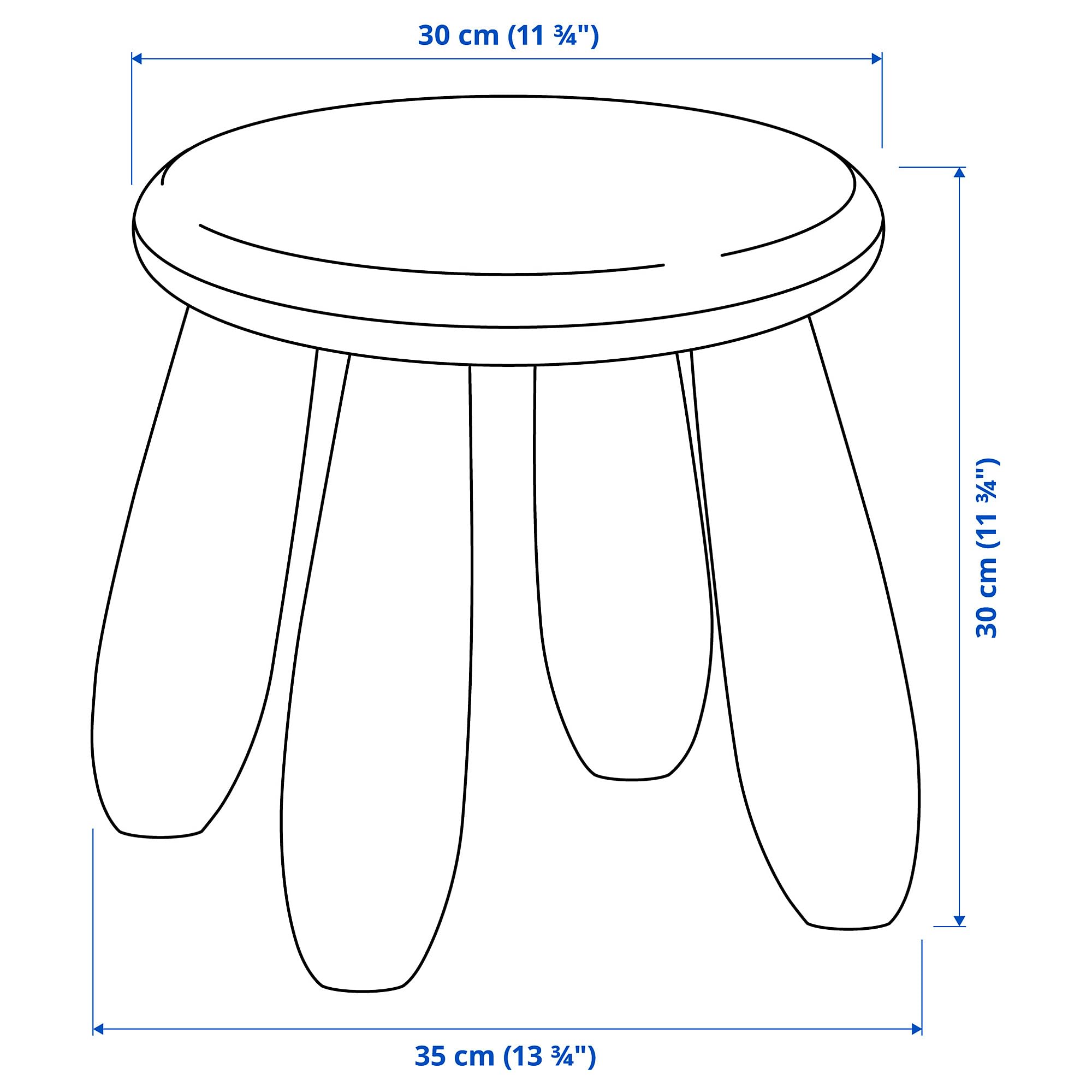 ProTuning MAMMUT Sgabello per bambini, interno/esterno/rosa