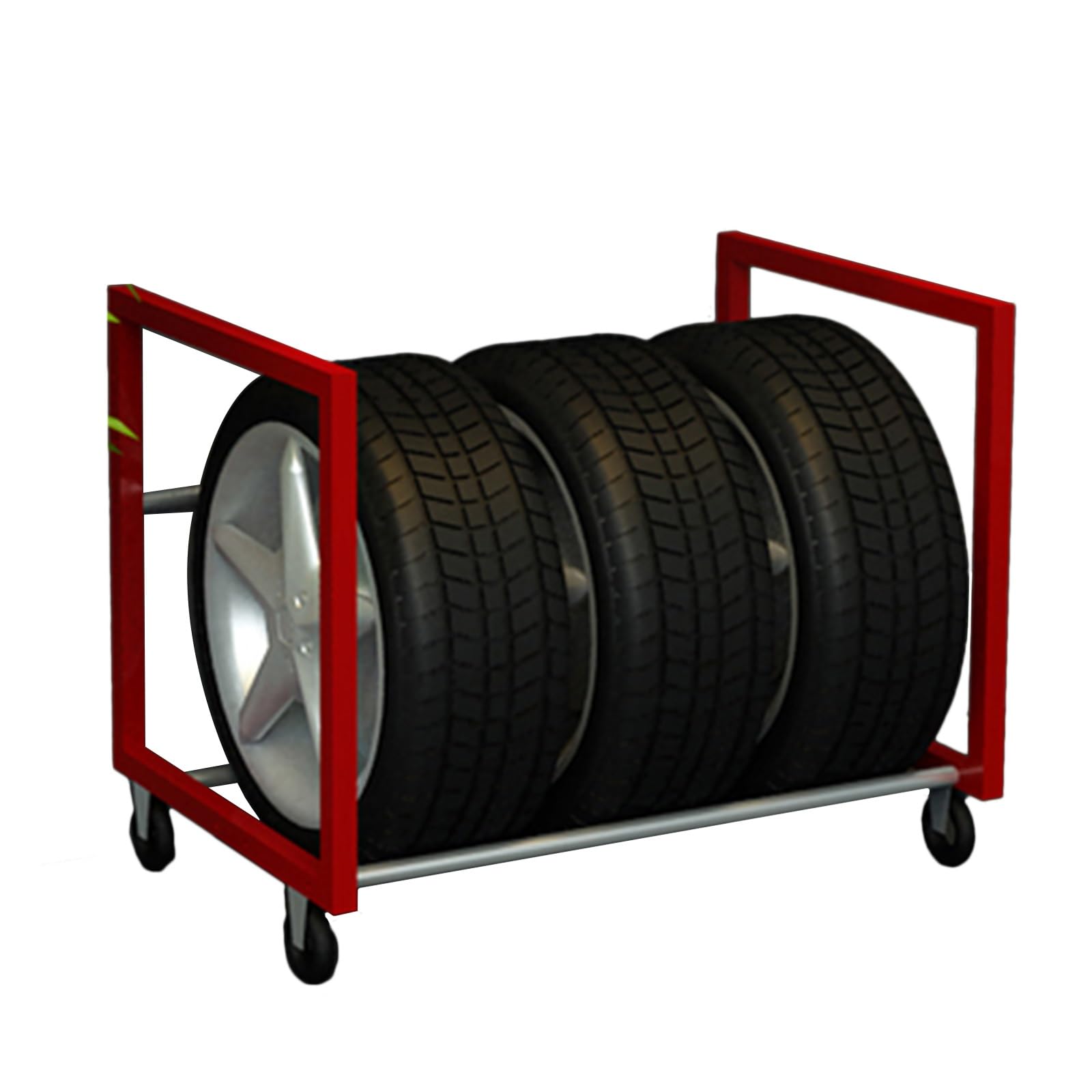 Reifenregal Ständer - Hexagon Display Für Garage & Werkstatt, Bis 62cm Felgen