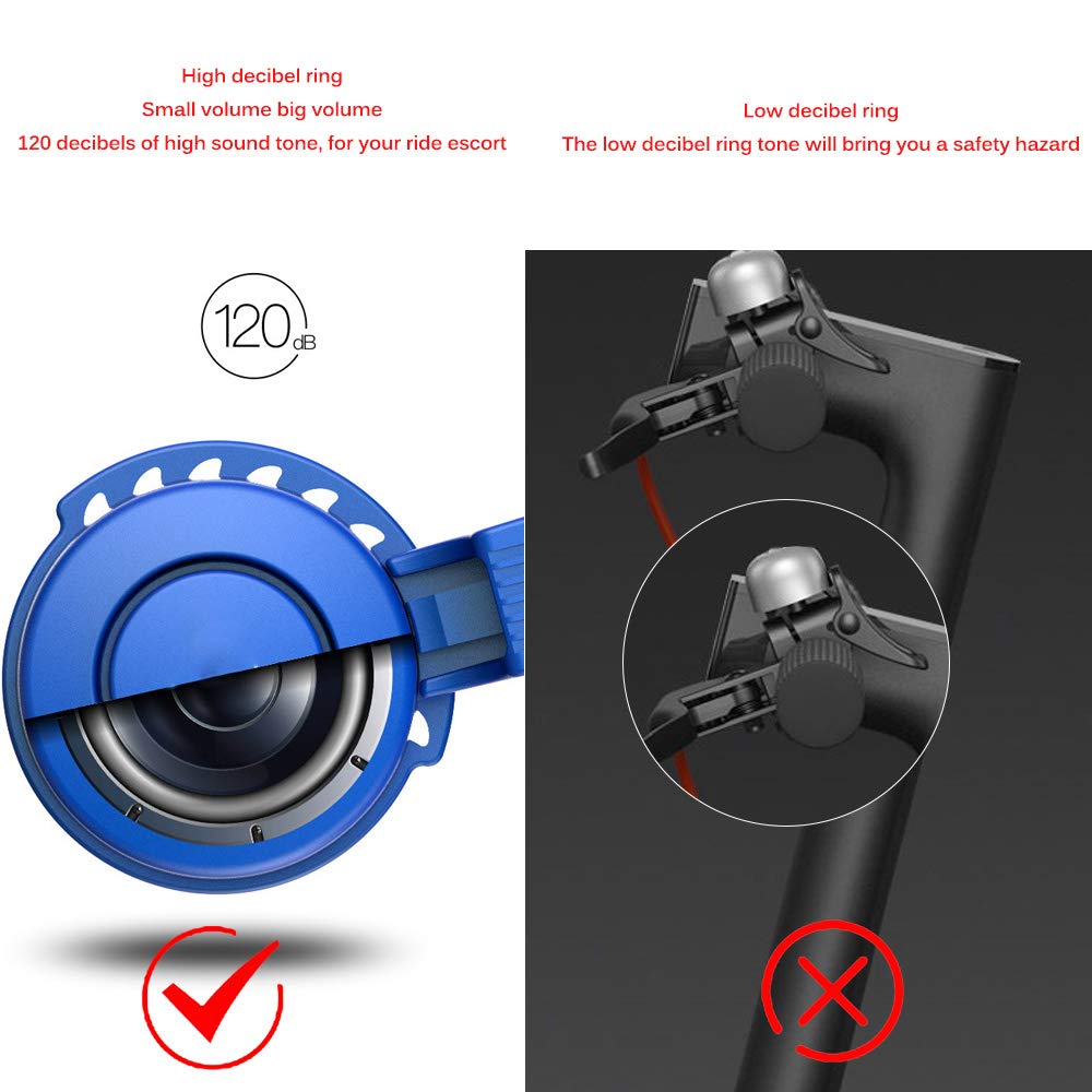 Klaxon De Vélo électrique 120 DB – Étanche IPX4, Alimenté Par Pile, Installation Facile Avec Sangle - 4