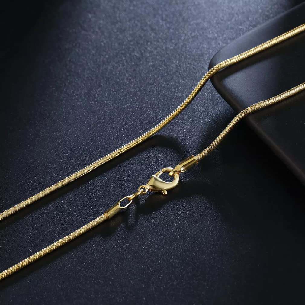 2mm Klingen Ohrring für Damen, Gold überzogen, für Weißhuppen und Partys