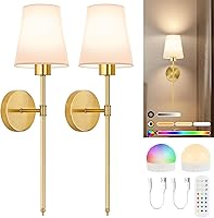 Vista 10 de TISLYCO Juego de dos apliques de pared de cristal, modernos apliques de pared con bola de cristal colgante, lámpara de montaje en pared, lámpara