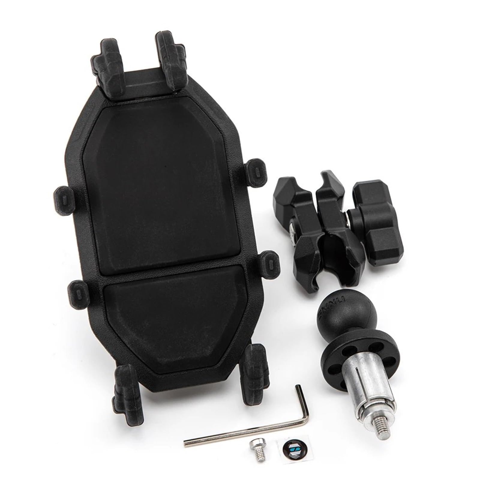 Support Guidonavec avec Support Universel pour Téléphone Vélo Clip Guidon Moto Rotation À 360 Degrés Support Téléphone Portable Porte Telephone Moto(Fine Tube Handlebar)