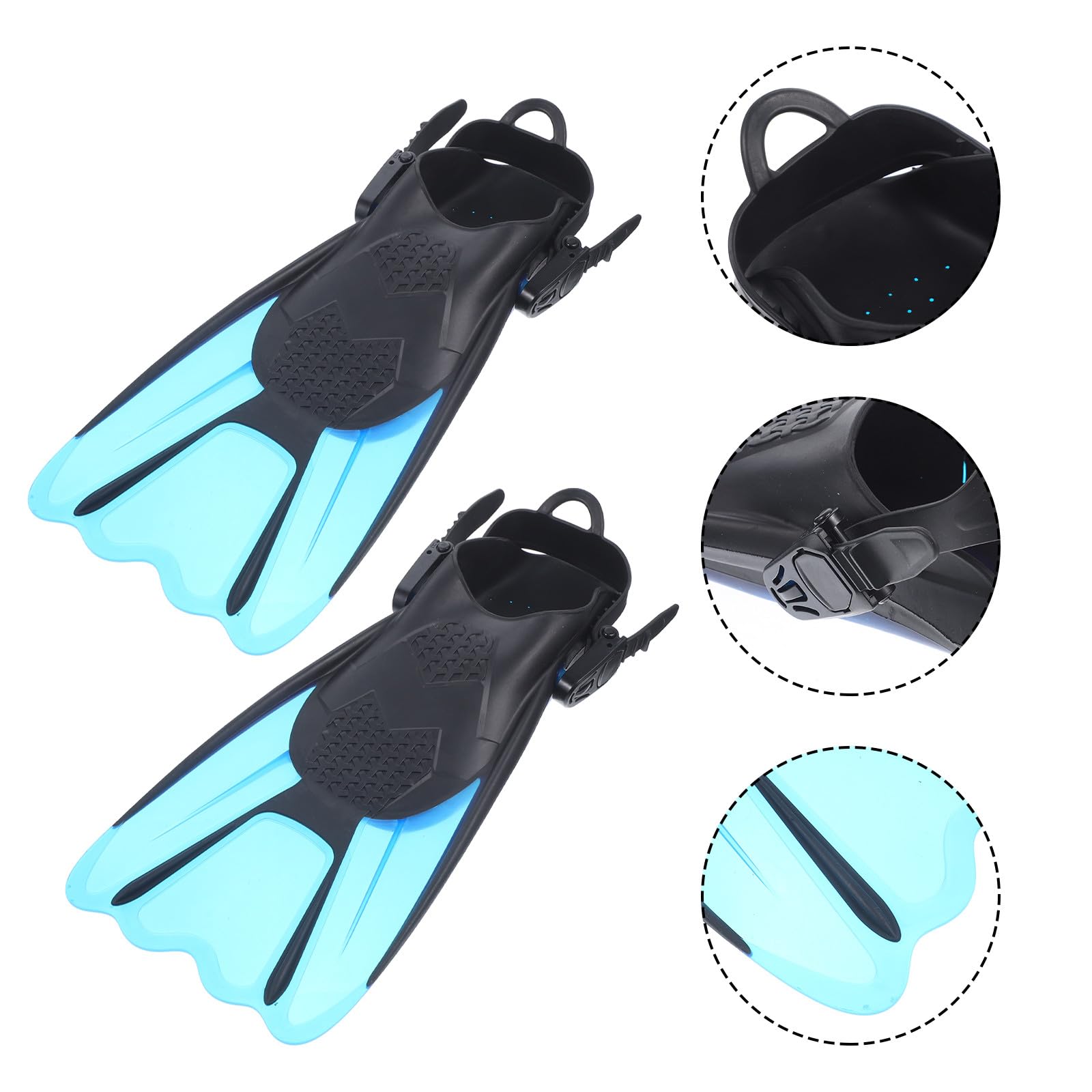 2stücke Schwimmflossen Für Erwachsene Taucherflossen Aus Flexible Schwimmtrainingsflossen Schnorchelflossen Für Männer Und Frauen Bequeme Schwimmflossen Zum Schwimmen Und Tauchen