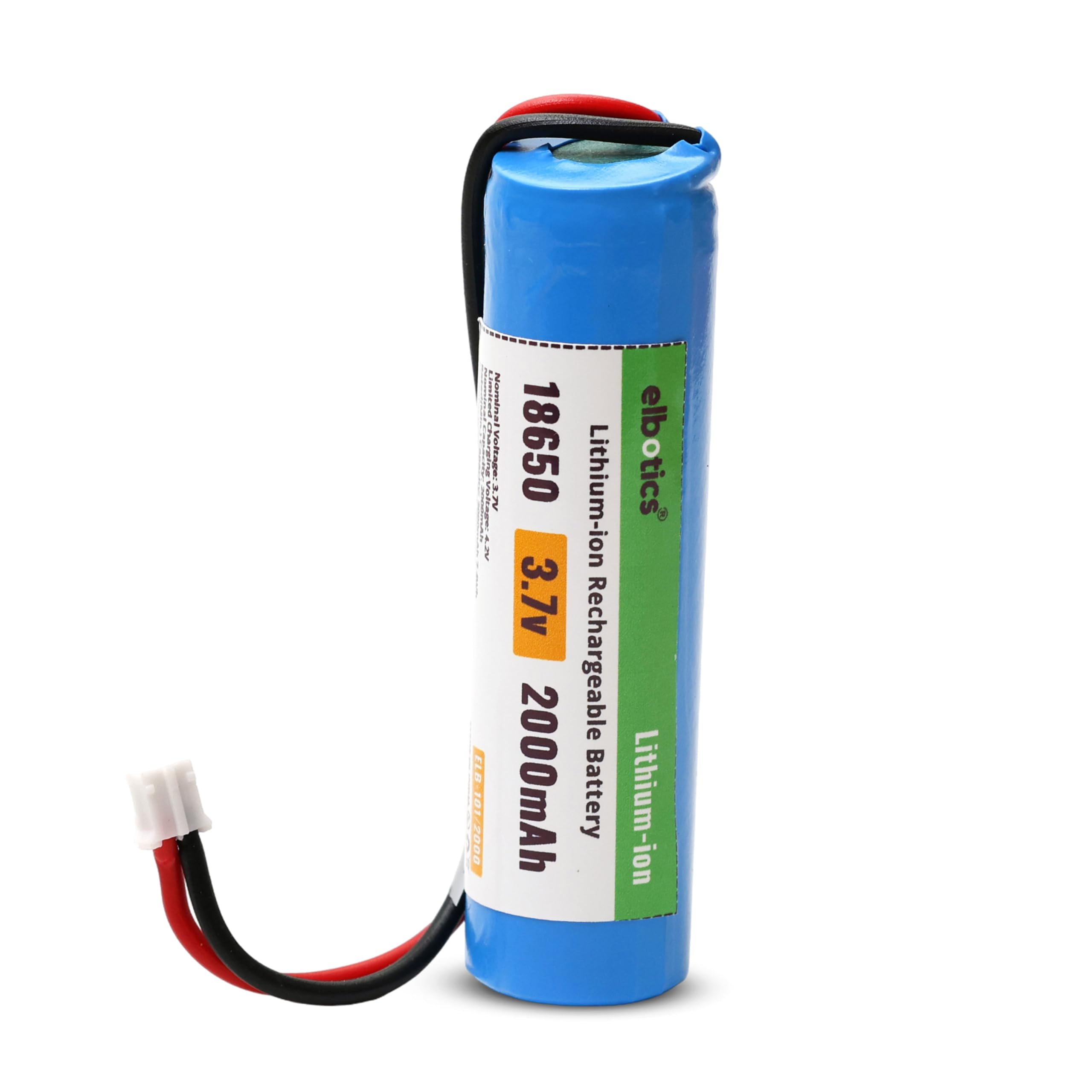 3.7 V 2000 mAh Rechargeable Batteries Lithium-Ion Battery with XH2.54/2P Connector for DIY Electronic Products Toys Lighting Bluetooth Devices (2000mAh PH2.0)-image-34
