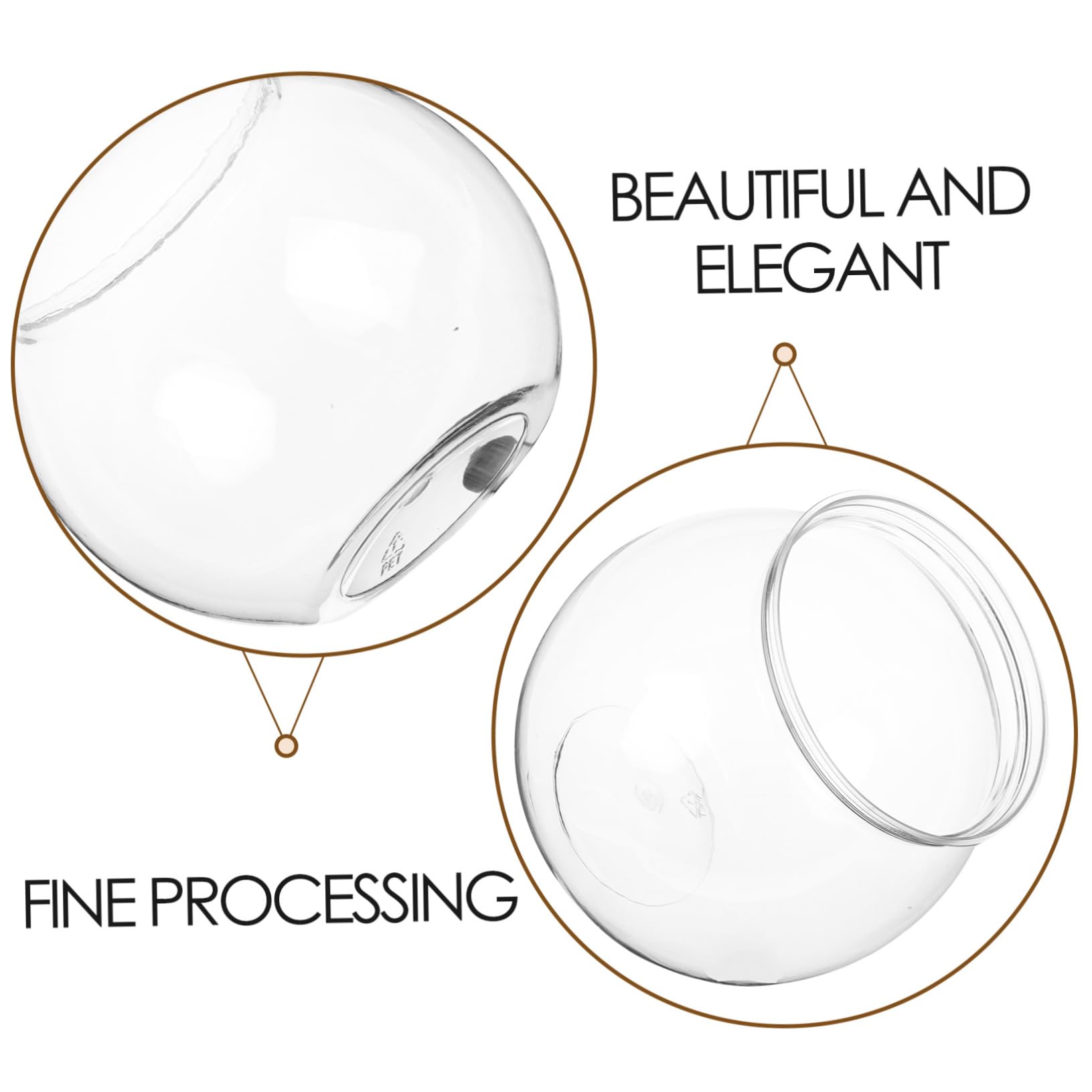 Beaupretty 6pezzi Ciotole per Caramelle in Plastica Ciotole per Dolciumi per Cibo Forniture per Feste Decorazioni per Tavola Accessori per Feste di Carnevale Contenitori per Dolcetti
