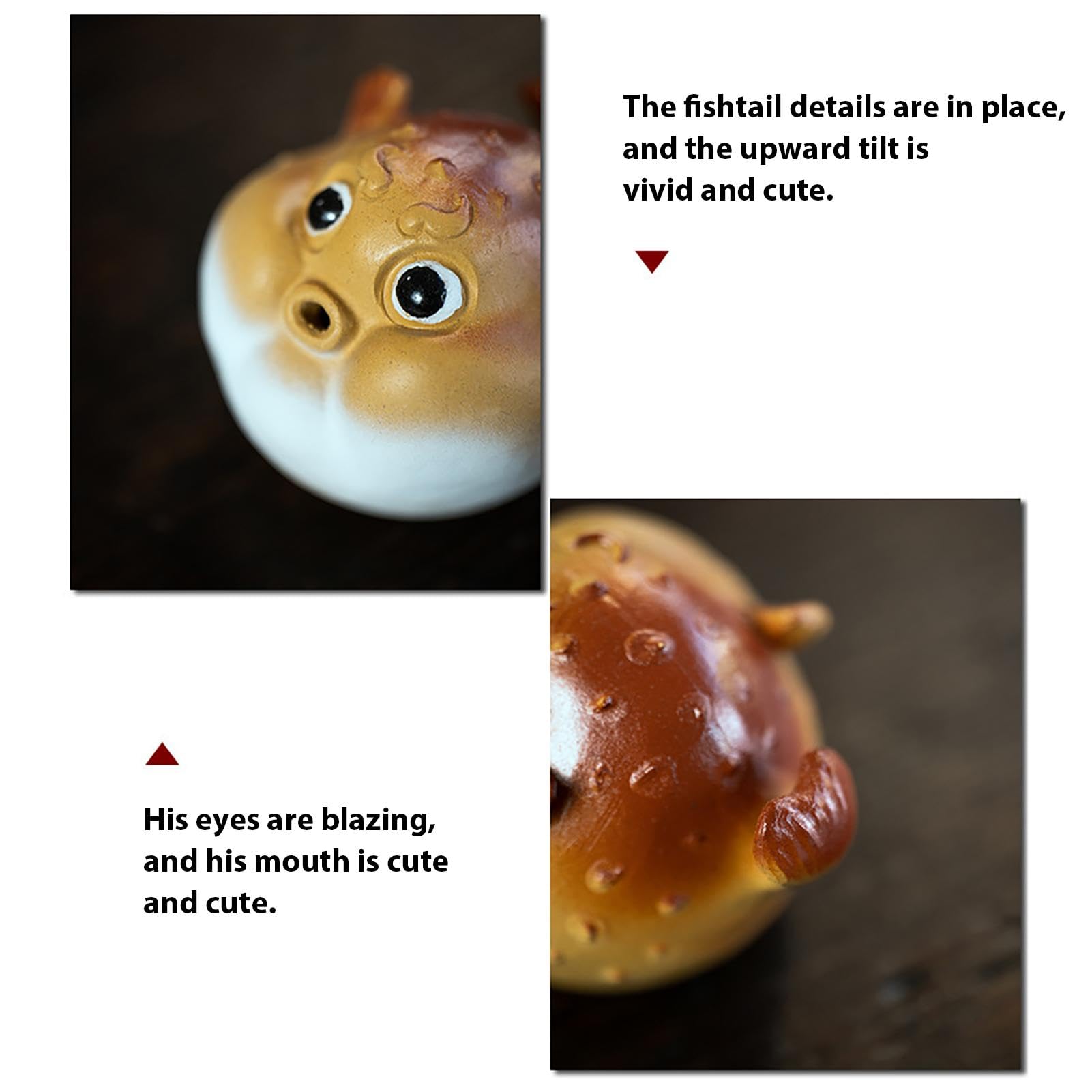 Amazon.co.jp: ジェネリックフグオーナメント、リアルなフグの置物イン