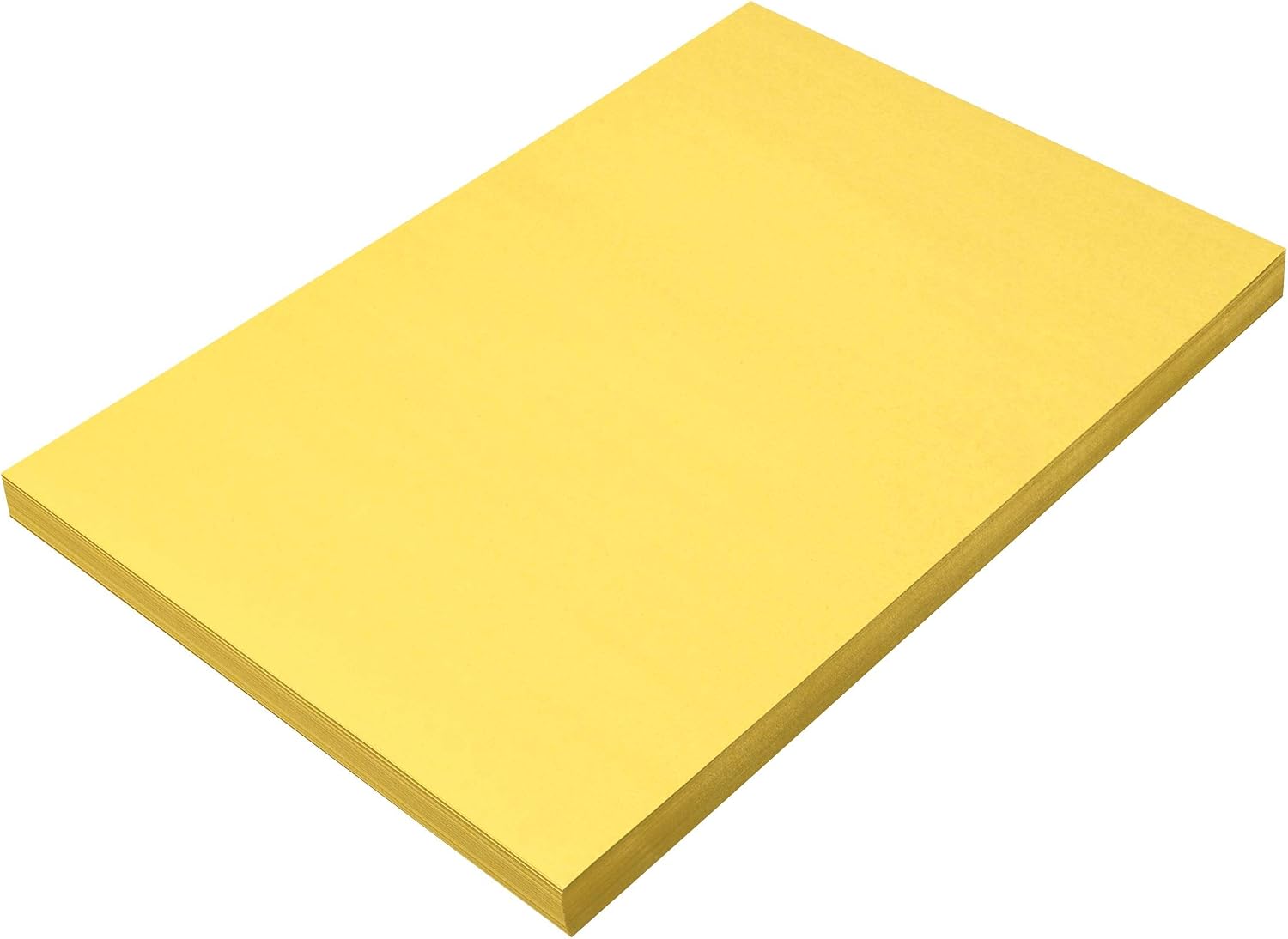 Prang Construction Paper Bundle - Bright White 100 Sheets, 12" x 18" and Yellow 100 Sheets, 12" x 18"