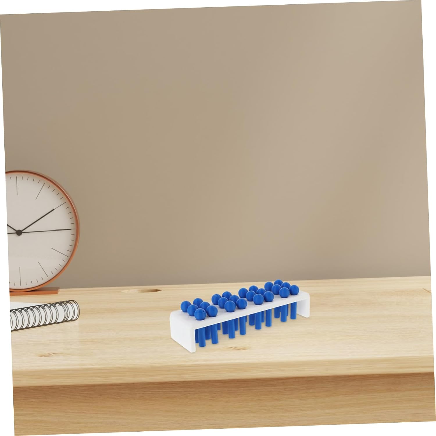 Braille Writing Board and Stylus Set 24-Cell Plastic Braille Practice Board Portable Learning Tool for Blind Students Classroom Use