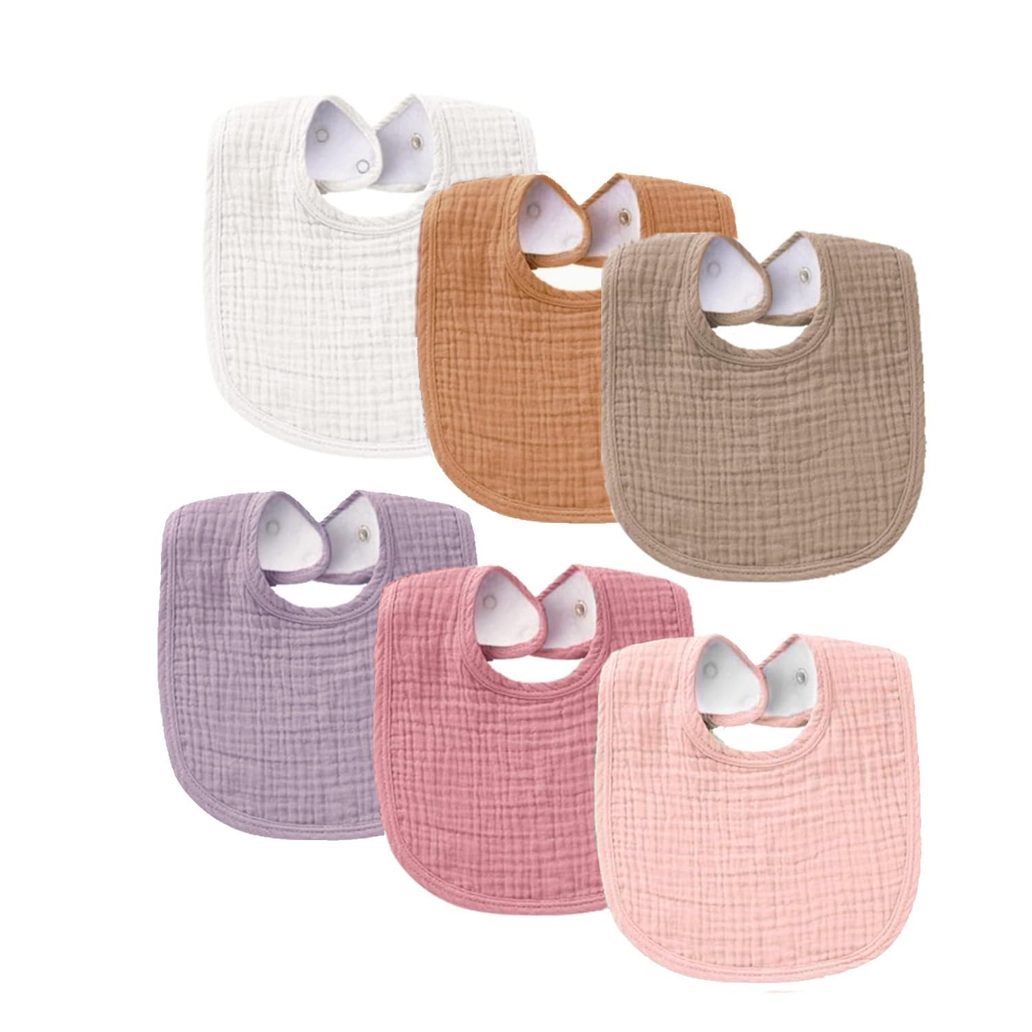 SLOSH Bavaglini Bavaglino Neonato Cotone Baby Pappa Morbidi Panno Per Ruttino Assorbenti Burp Neonati Neonata Lavabile