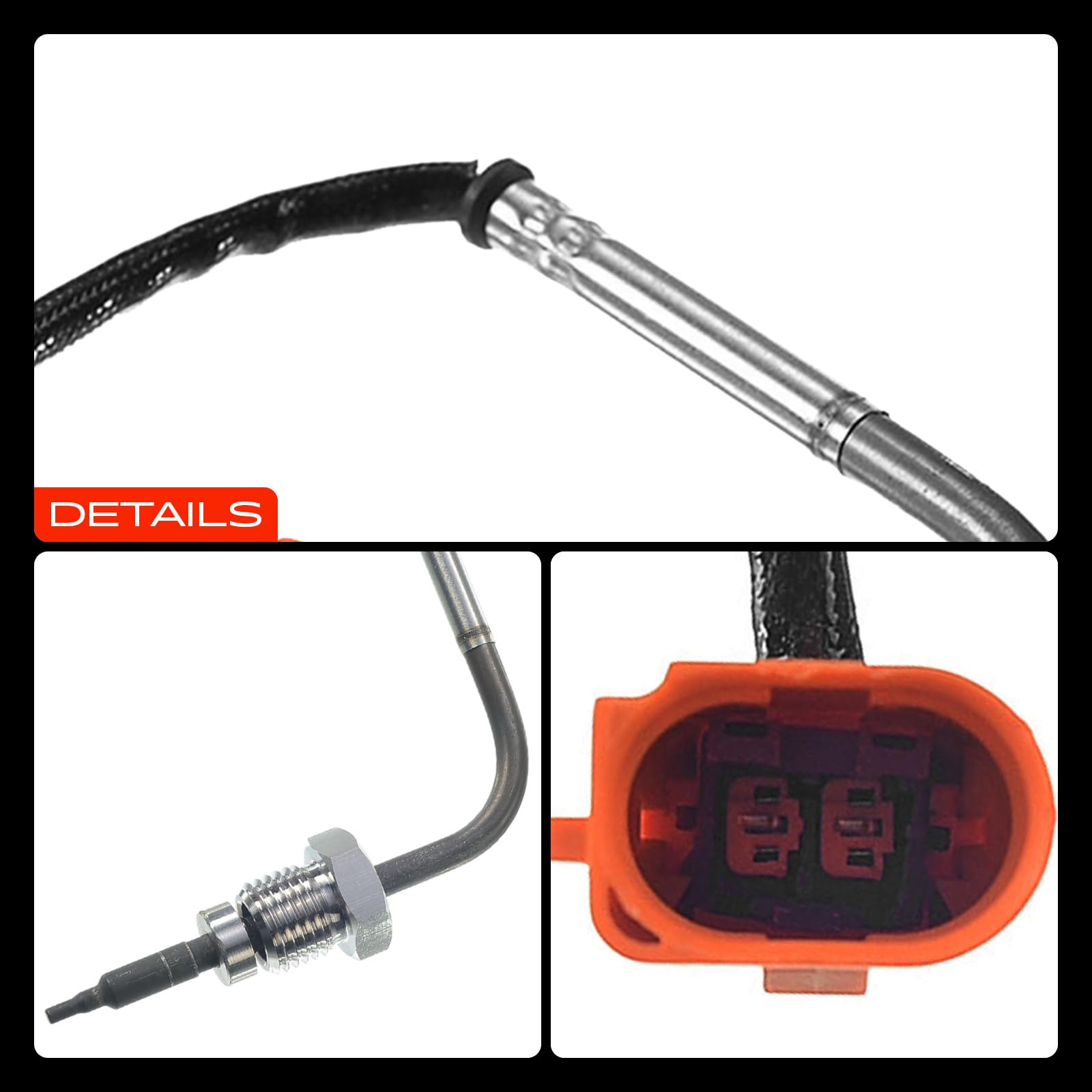 Abgastemperatur Sensor nach AGR für A4 A4 Avant 8K5 8K2 B8 A5 A5 Sportback 8T3 8TA Q7 4L Phaeton 3D T-o-u-a-r-e-g 7LA 7L6 7L7 Diesel 2006-2016 059906088K