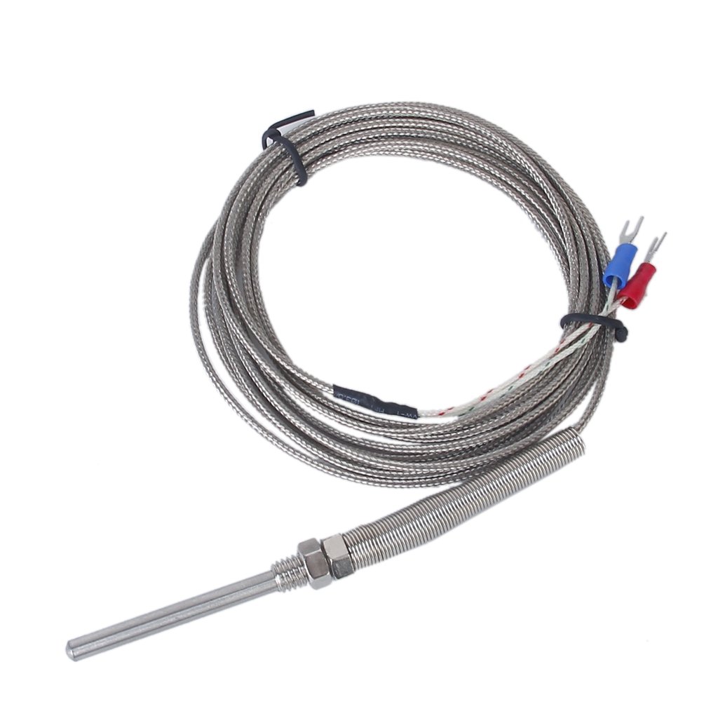 50mm Spade K-Type Temperature Controller Thermocouple Sensor -100°C to 1250°C Probe 3M