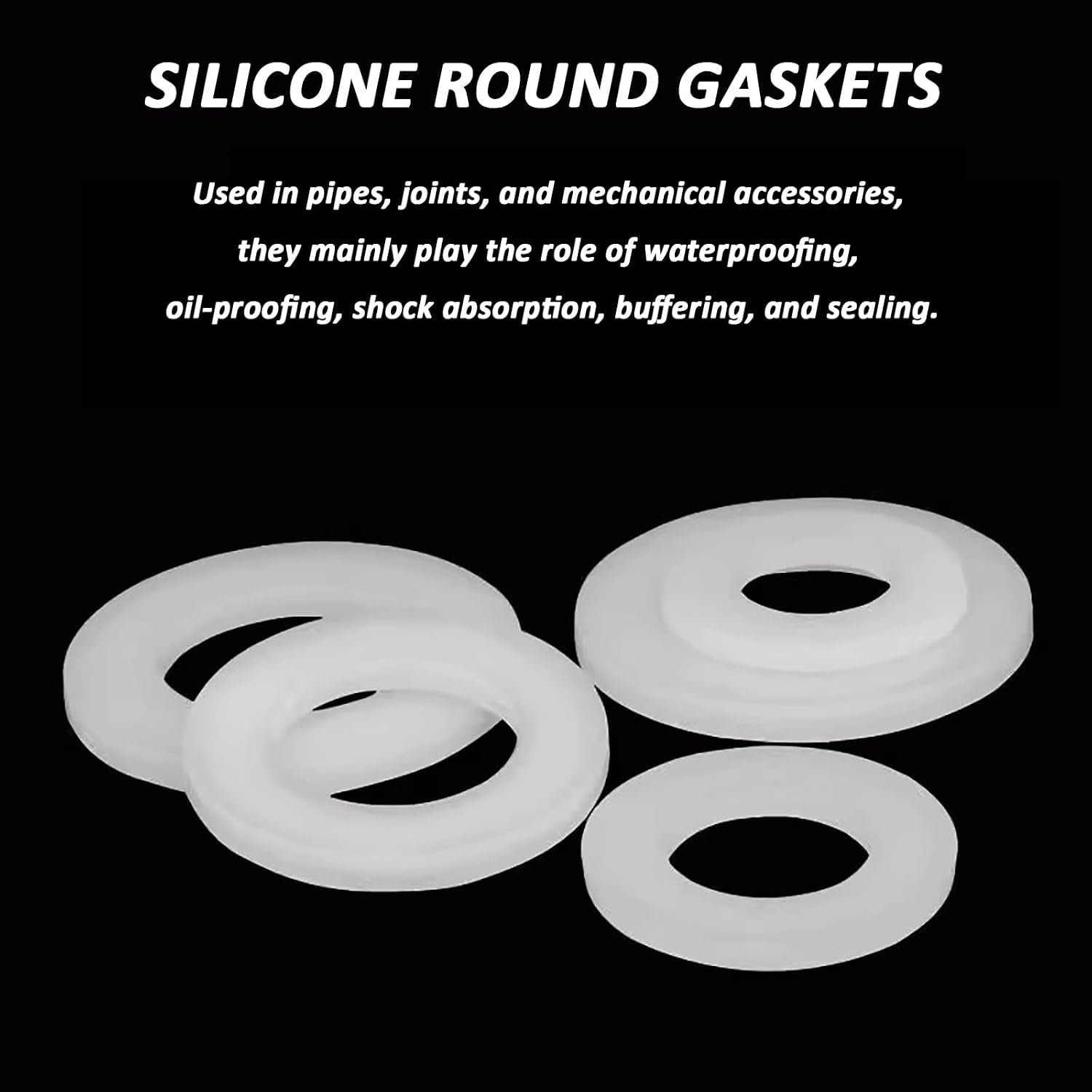 10 piezas juntas de silicona diámetro interior 20mm anillo sellado impermeable for sellar y reparar varios tornillos accesorios tuberías(72mm*5mm)