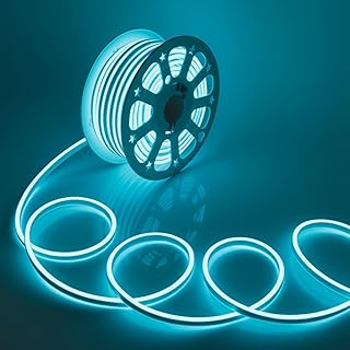 KAVORA 16.4 Feet LED Neon Strip Lights, with 12V Adapter, Waterproof IP65, Silicone Flexible Rope Light for Home Décor | L Price In India