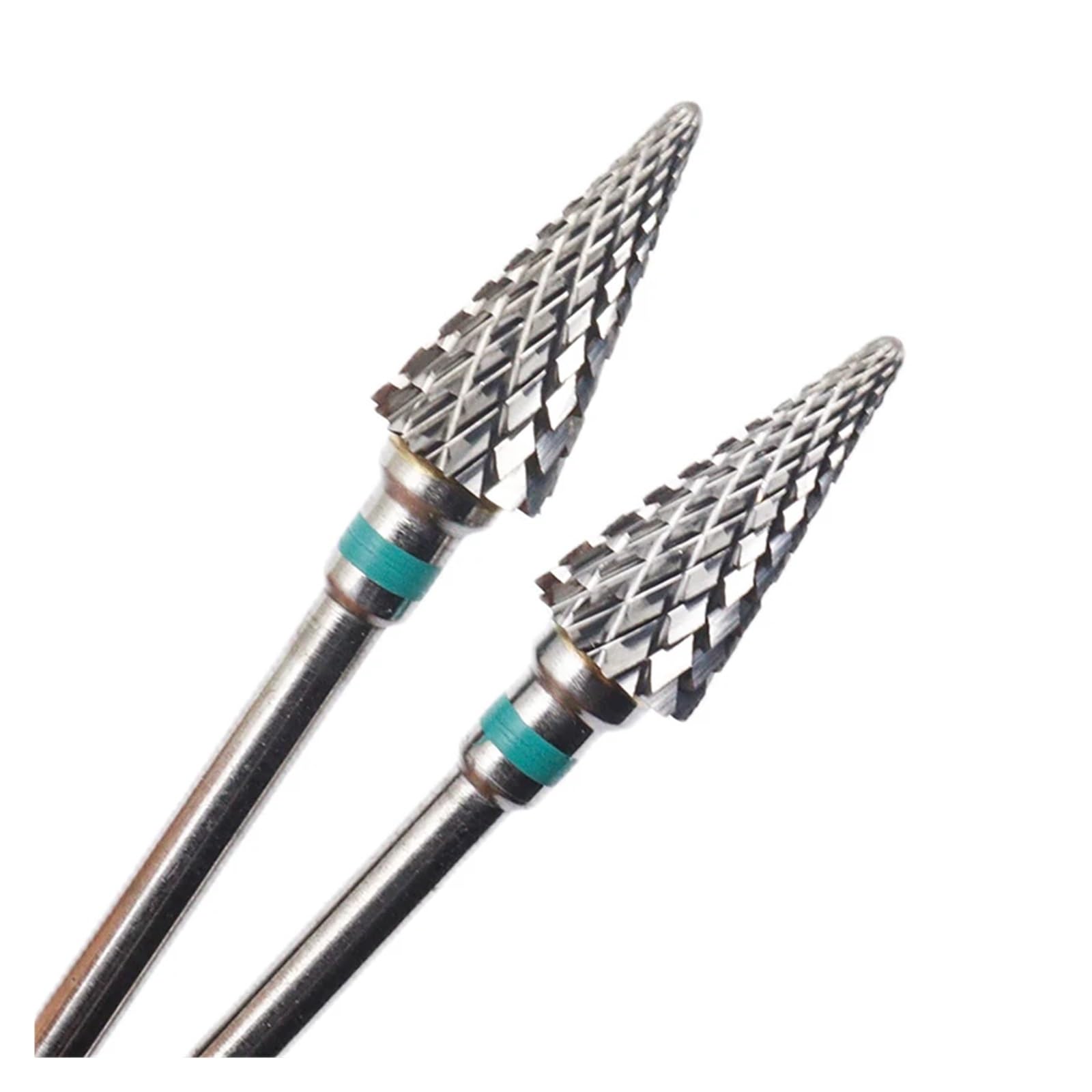 MIUYTRN Perfect Cone Cuticle Bit 3/32 wiertła do paznokci z węglików spiekanych frez do Manicure wiertarki elektryczne akcesoria do paznokci narzędzie cuicui(10pcs)