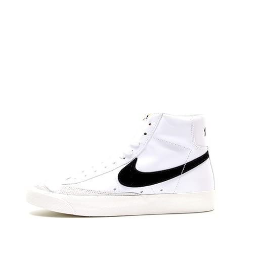 NIKE Men's Basketball Sneaker, White White Black 000, 10