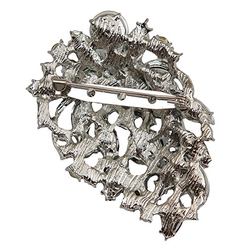 Women's Elegant Crystal Brooch Pin