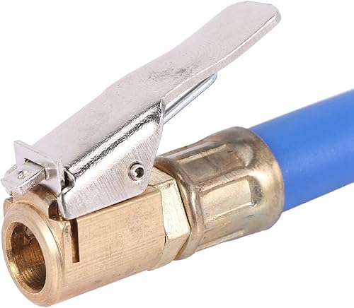 Miniatura 8 de 3 válvulas de manguera de goma para inflar neumáticos, bomba de inflado de neumáticos