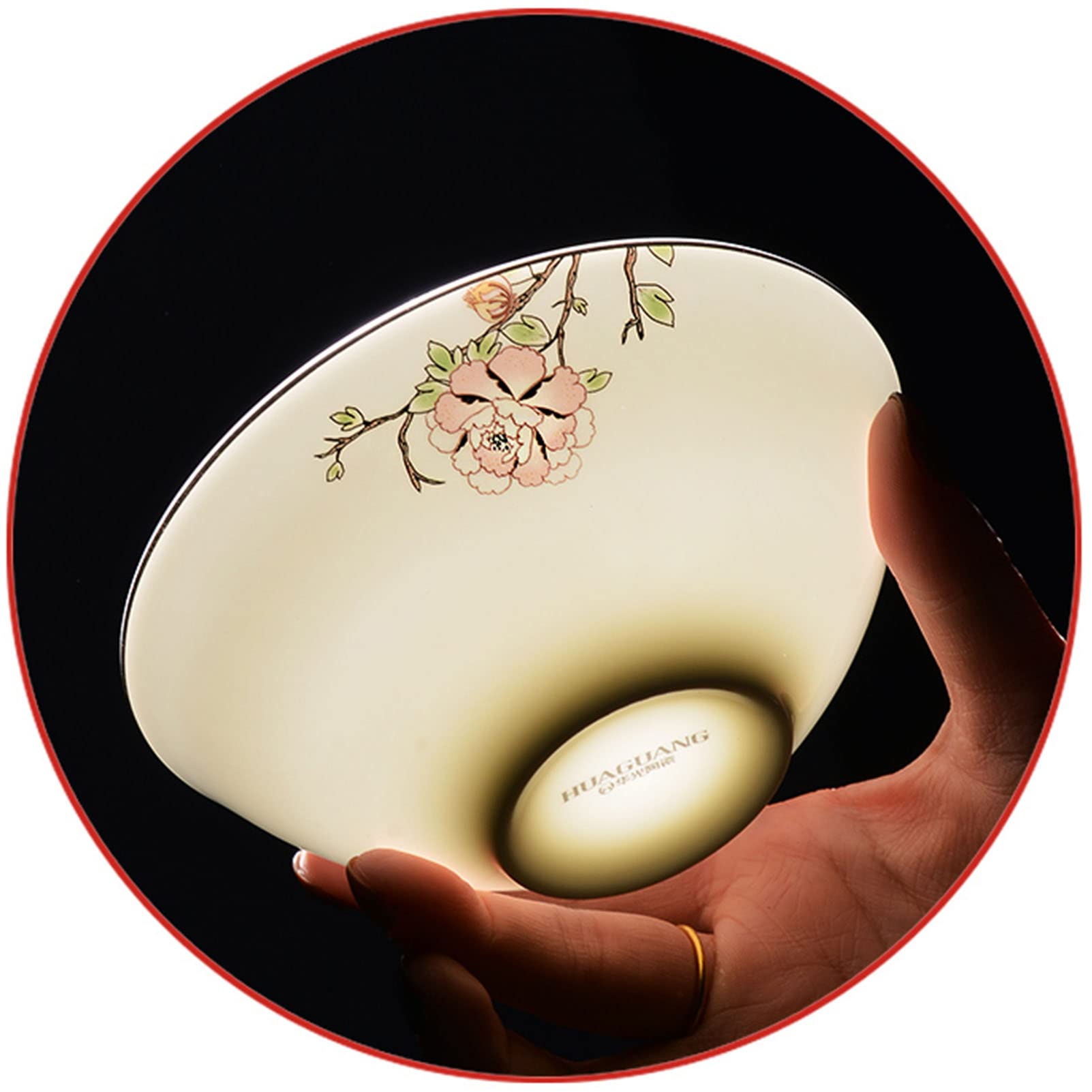 6-częściowy zestaw obiadowy Fine Bone China Zestawy obiadowe Porcelanowa zastawa stołowa, zestawy talerzy i misek, zestawy naczyń obiadowych po 6 szt.