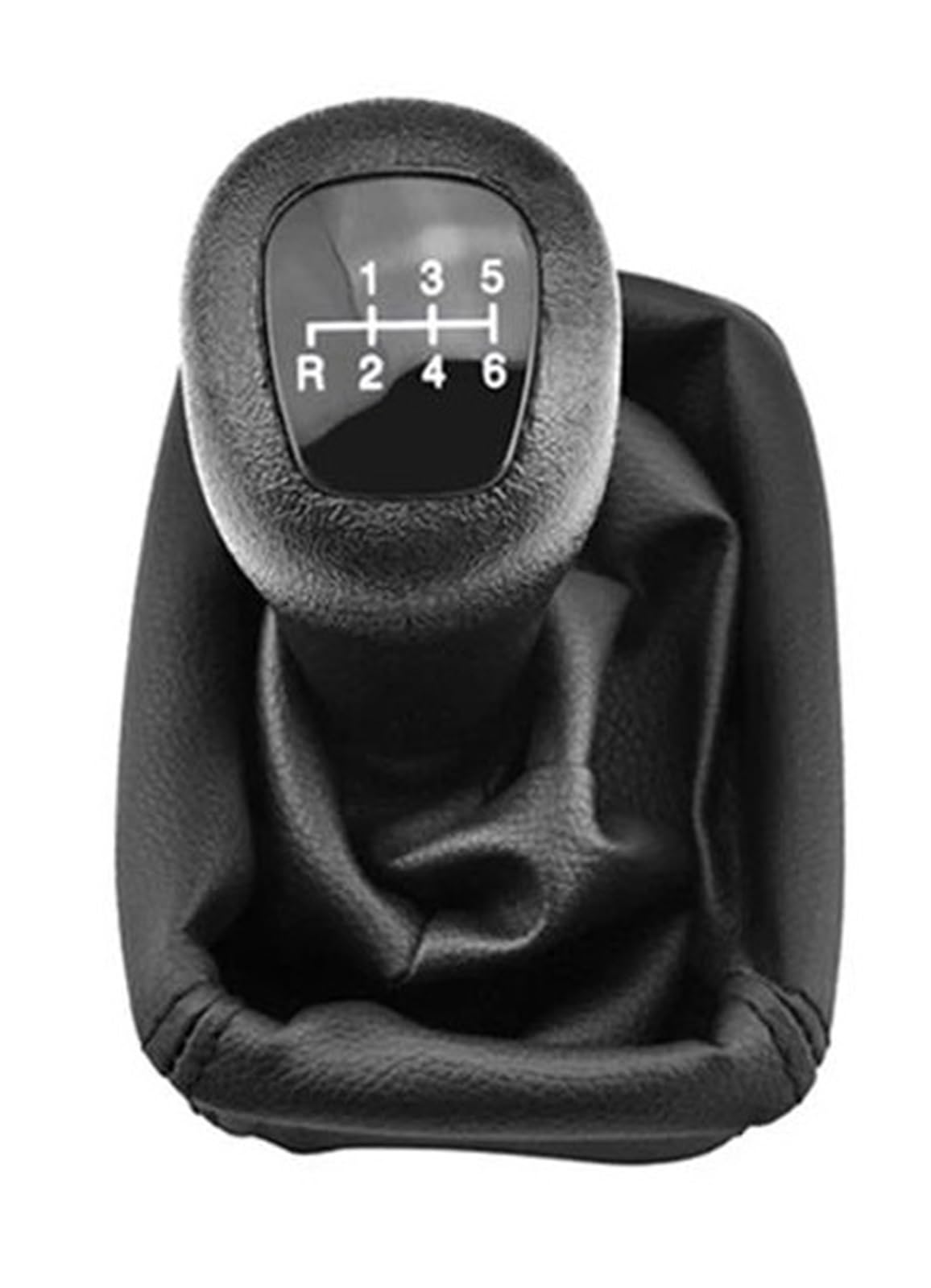 CLZGYS Car Gear Knob for Benz W202 C-Class S202 W208 C208 CLK W210 E Model Manual 5-Speed Shift Knob Handle(6 Speed)