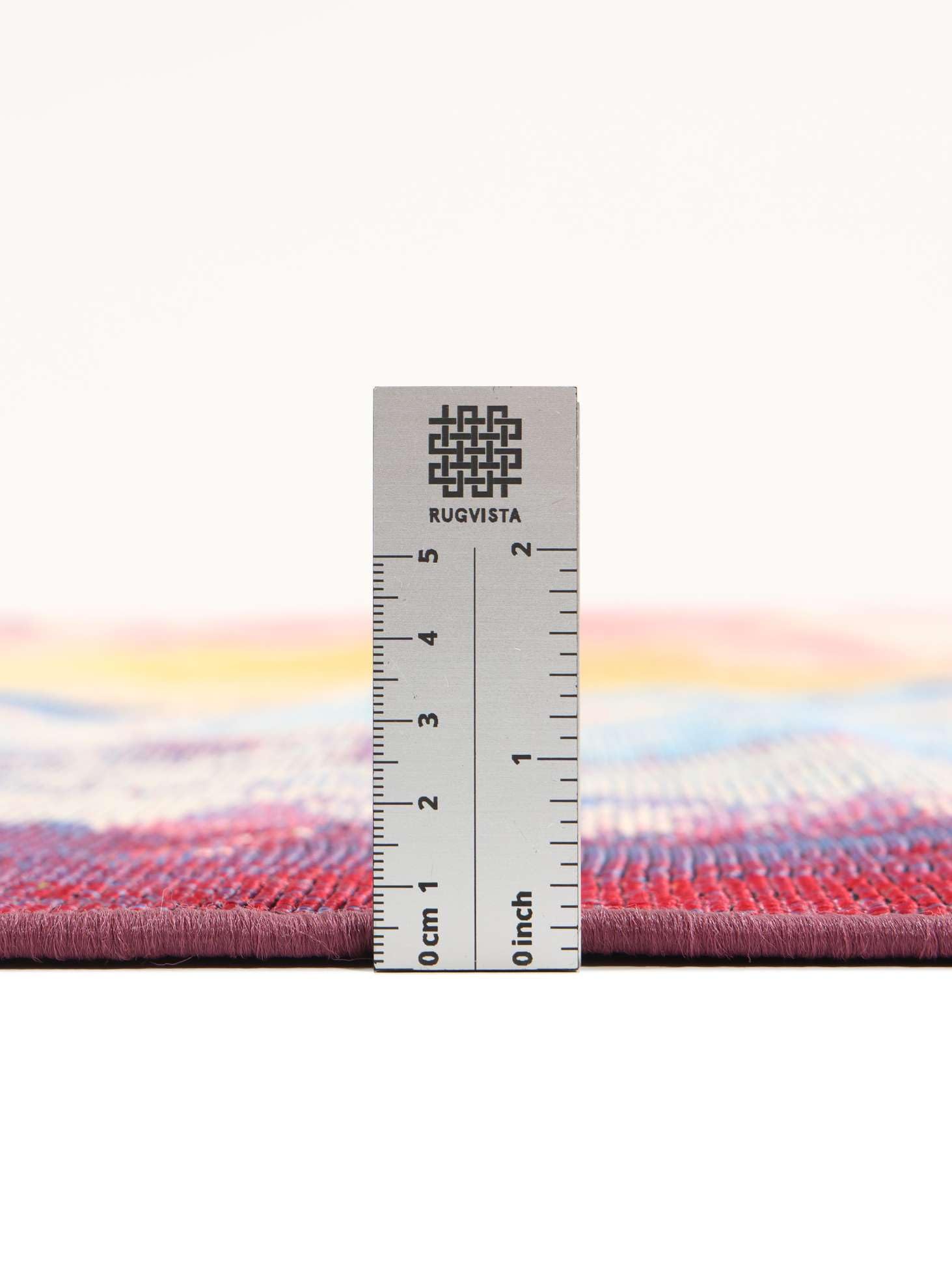 RugVista Anya Tapis intérieur et extérieur, Rond, Ø 100 cm, Multicolore