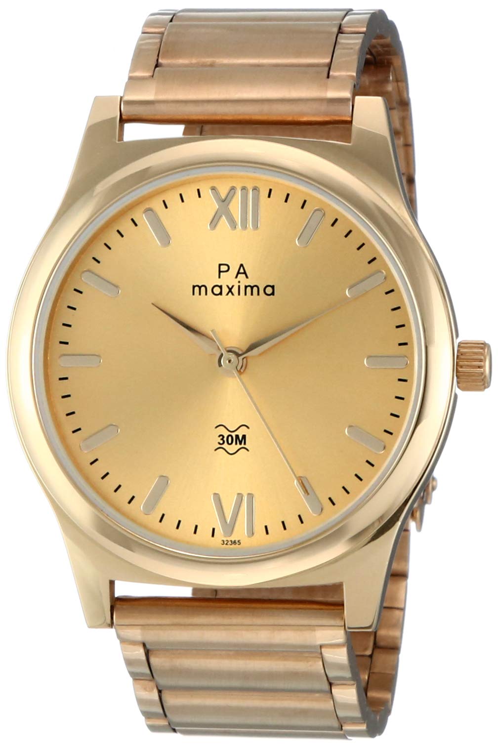 Maxima Analog Gold Dial Mens Watch - 34757CMGY (B074K8VYLS) Amazon Price History, Amazon Price Tracker