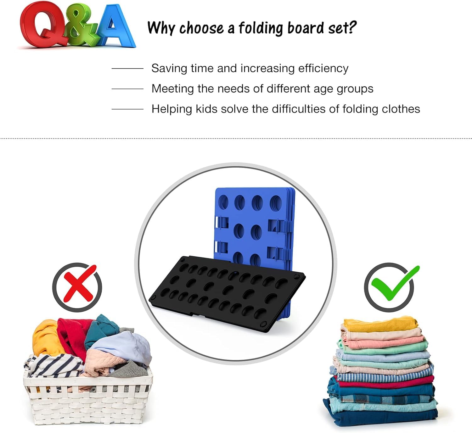 Planche Pliante Pour Vêtements – Pliage Rapide & Pro, Polypropylène Durable – Organise Ta Garde-Robe En Quelques Secondes
