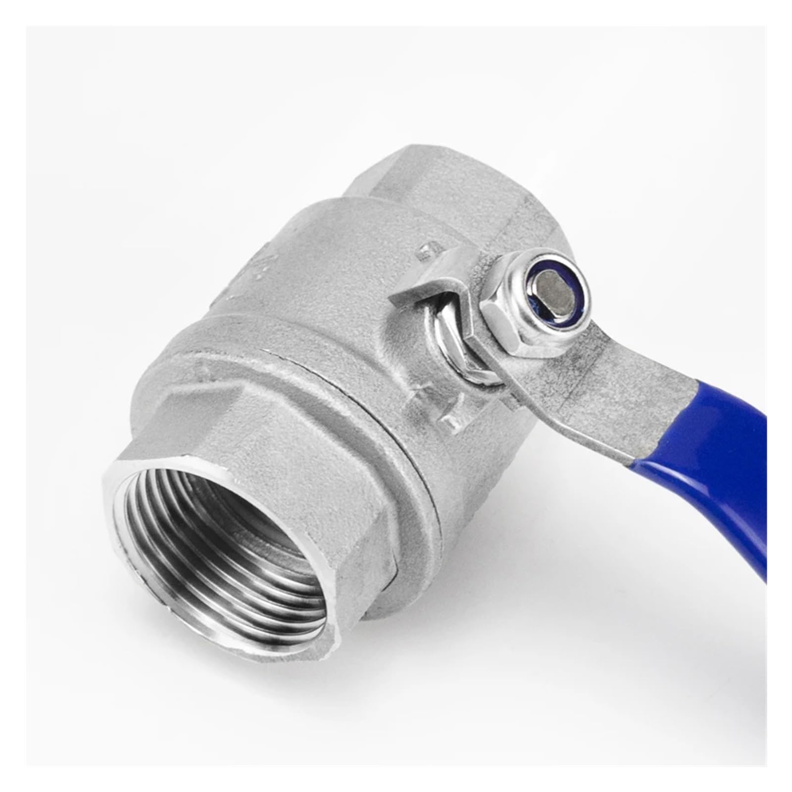 1 Uds SS304/316L válvula de bola rosca interior doble dos piezas tornillo Manual interruptor tubería agua del grifo(1-1/4",ZG_SS304)