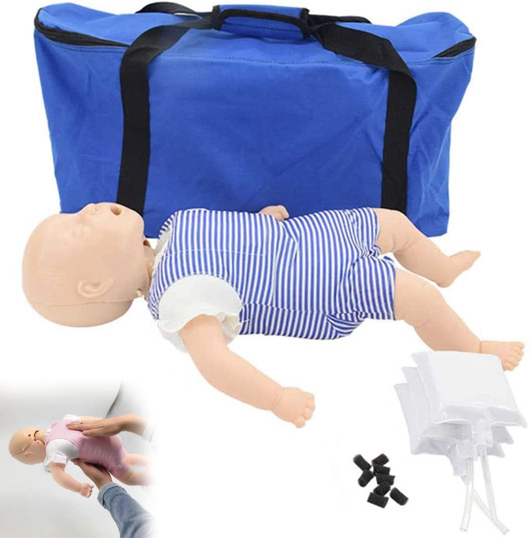 Maniquí de resanimación cardiopulmonar para bebé, 60cm, Modelo de Entrenamiento de Primeros Auxilios, Modelo de bebé, Modelo de resucitación para Uso médico