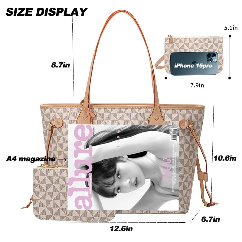 Bolso tote de diseño para mujer - set 2 piezas miniatura 5