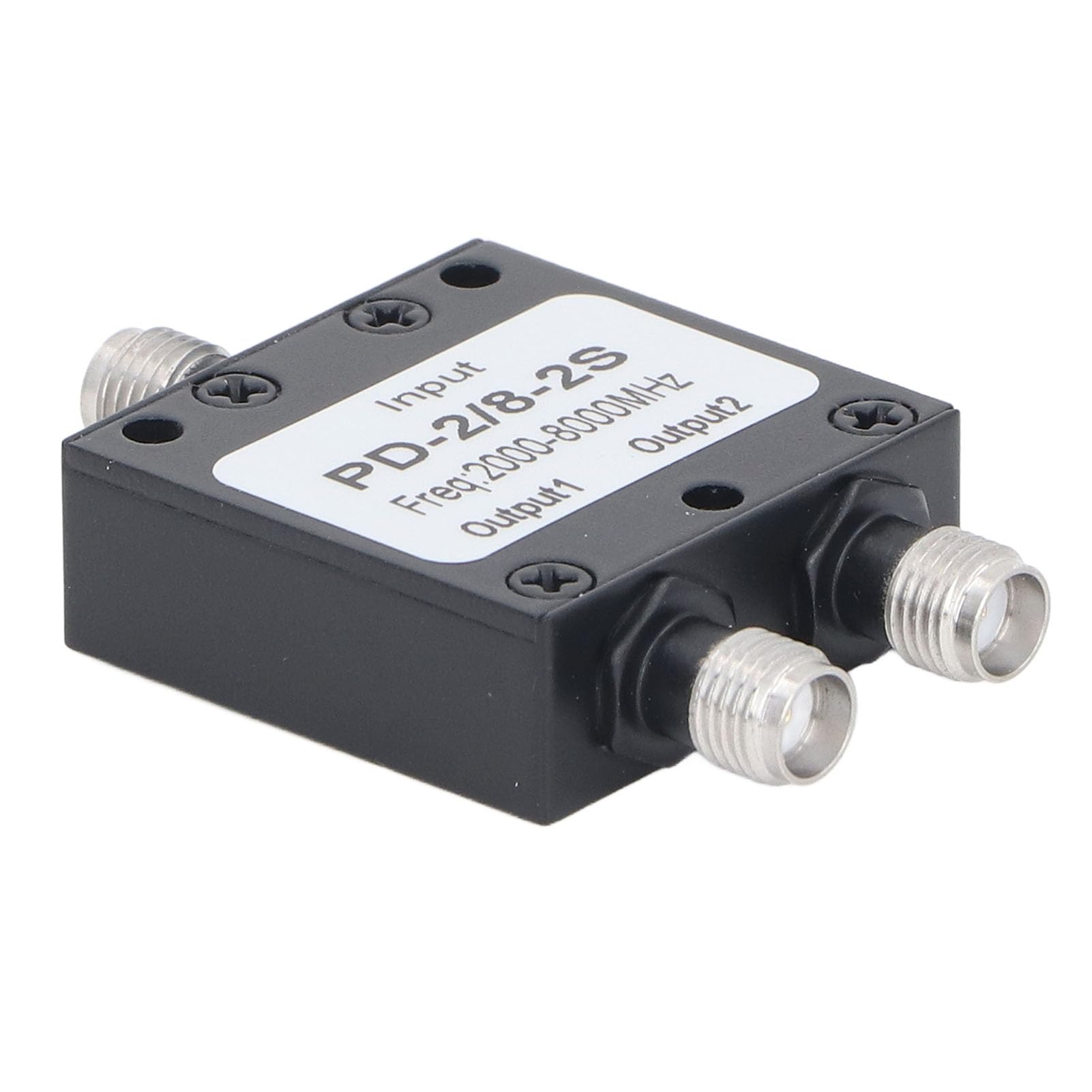Divisor de Potencia RF, Acero Inoxidable 2 a 8 GHz Divisor de Potencia RF de 2 Vías 50Ω para de Antena