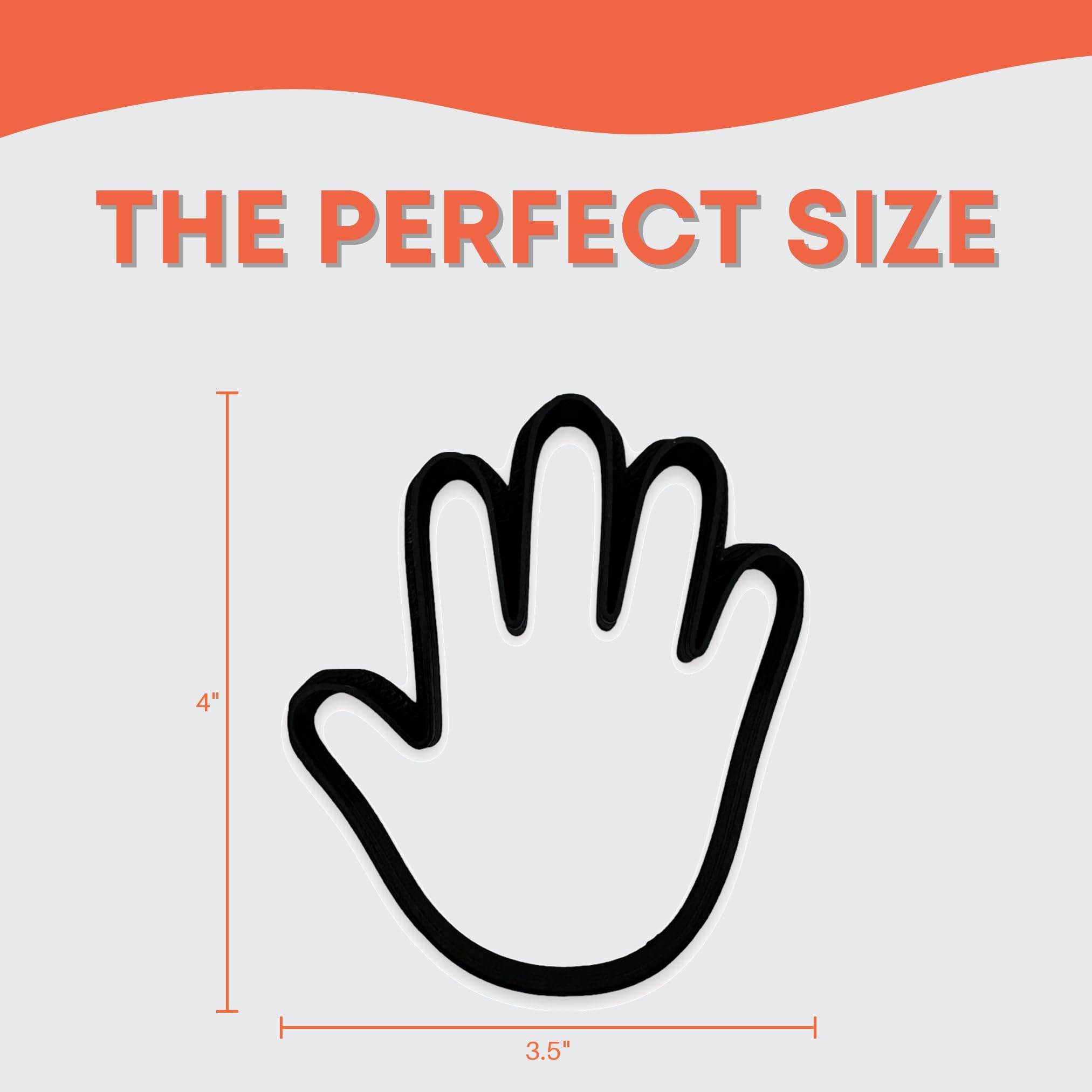 Amazon.com: Bundle of Fun High Five Hand Cookie Cutter (4 inches