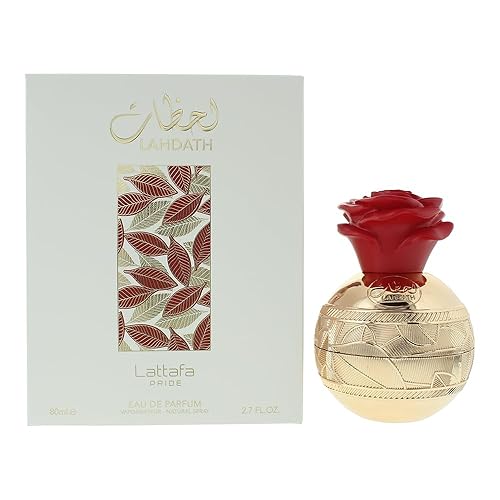 Lattafa Perfumes Lahdath para Eau de Parfum en espray unisex, 2.7 onzas