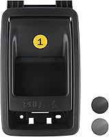 Vista 8 de TQPONLY Manija de liberación de cierre de asiento plegable, compatible con Toyota Sienna 11-20 Reemplaza 75220 72909-08011 (gris)