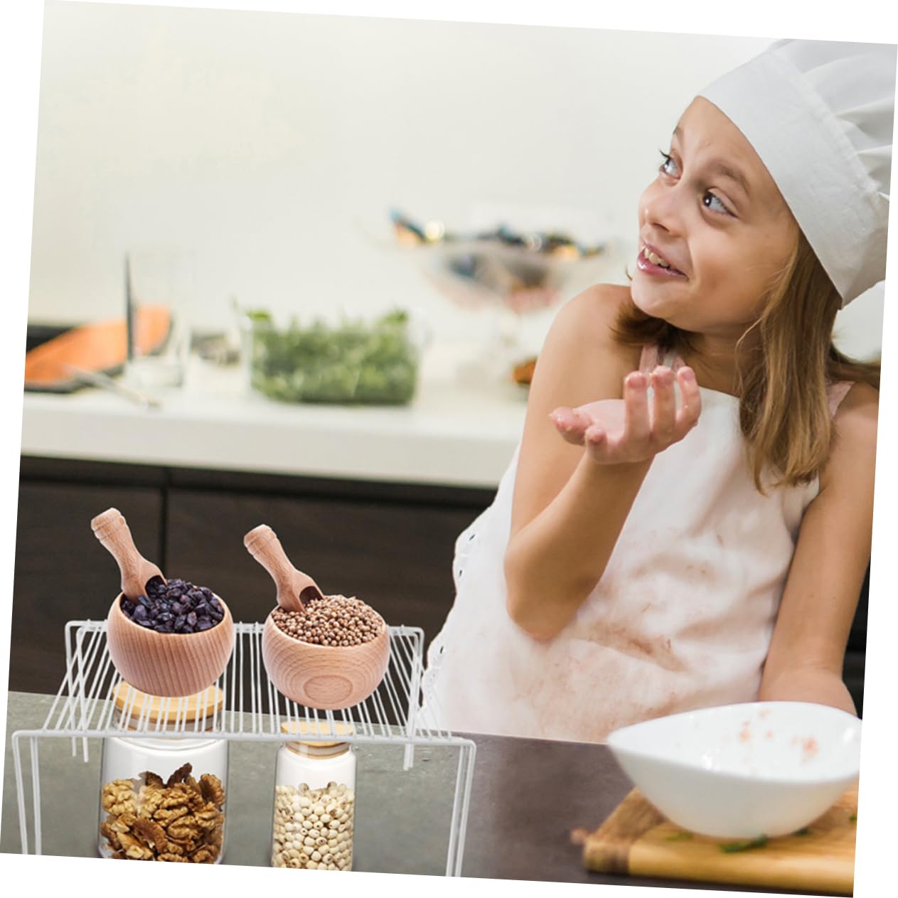 Alipis Organizer Cucina Allungabile in Metallo Bianco per Armadio | Ripiano Superficie Estensibile, Portata Elevata e Struttura Anti-deformazione, Stile Moderno Pulito