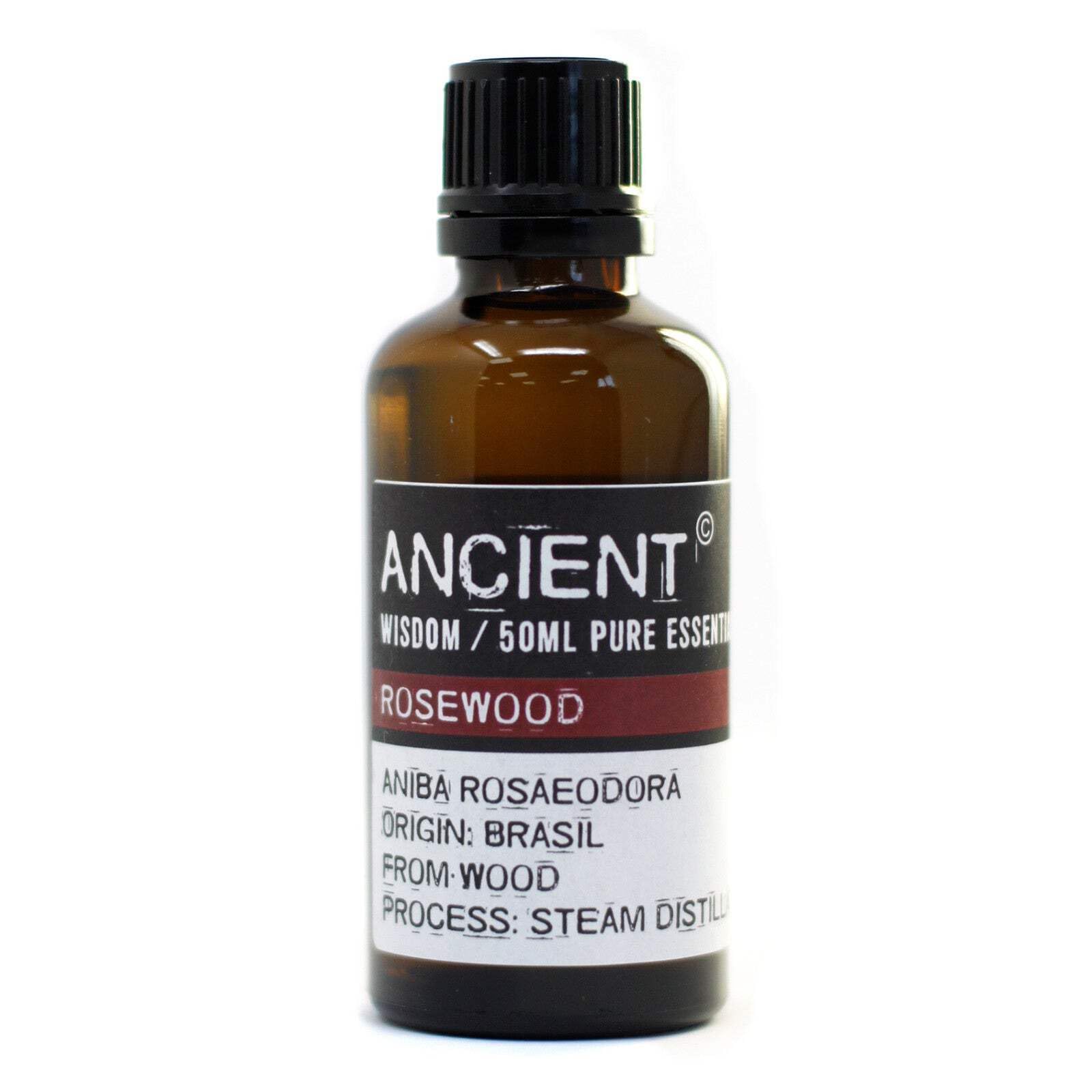 Rosewood Essential Oil 50ml - Aniba Rosaeodora - Steam Distilled - KDMD