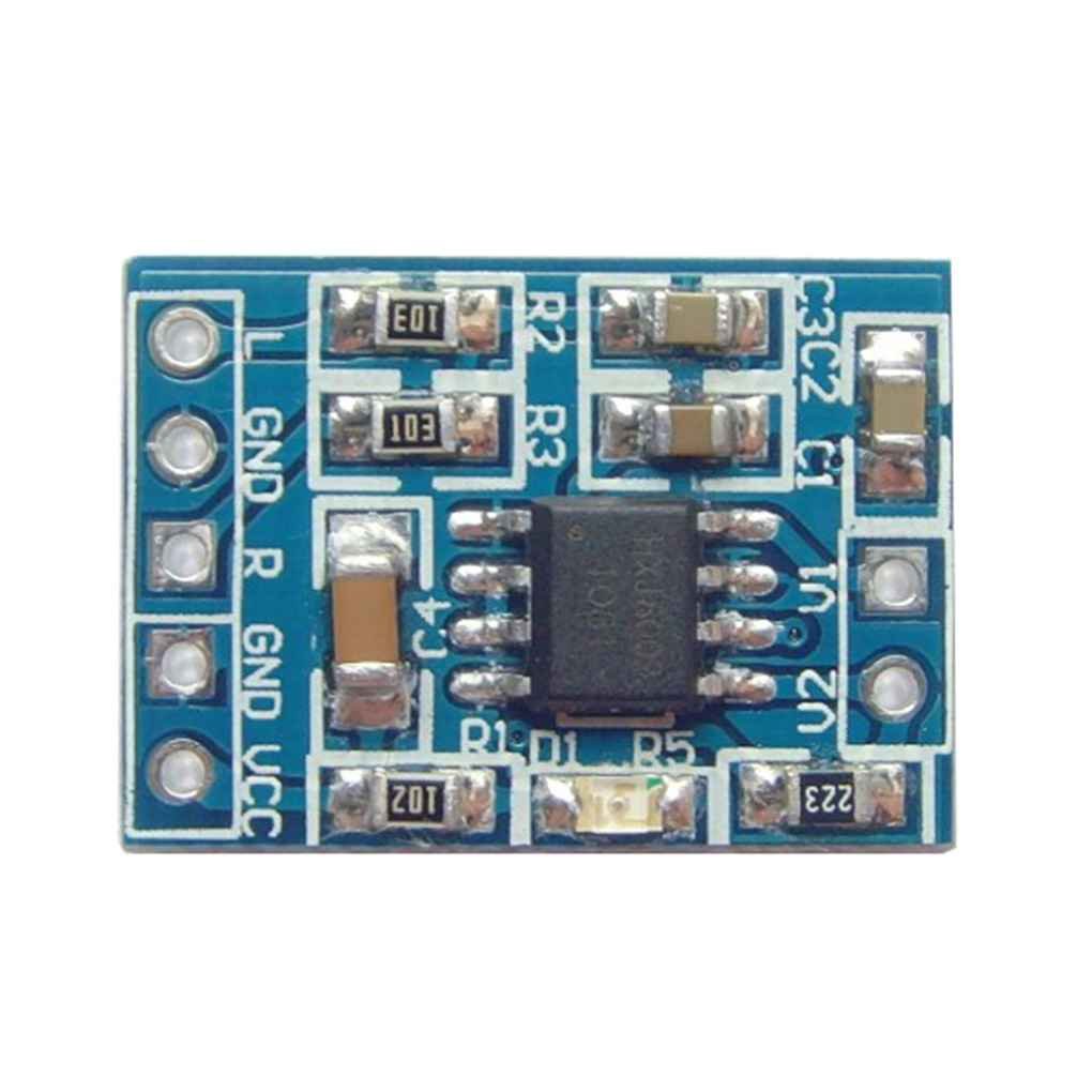 ShowayHegerby HXJ8002 Mini Audio Power Amplification Module 3W Single Channel Voice Sounds Amplifier Board Module 2.0-5.5V