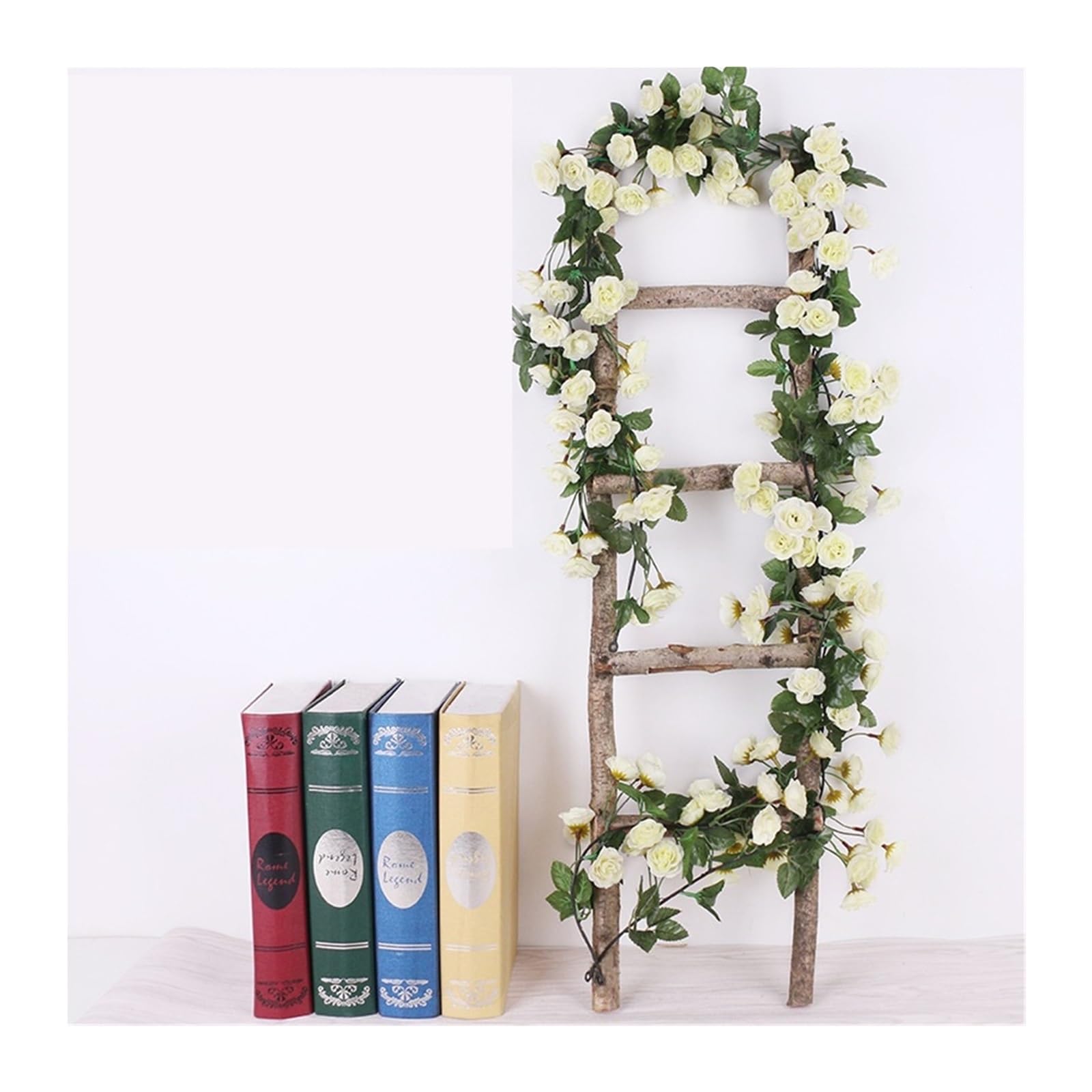 LuoAXINN Artificial Rose Vine Rose Artificial Flower Garland