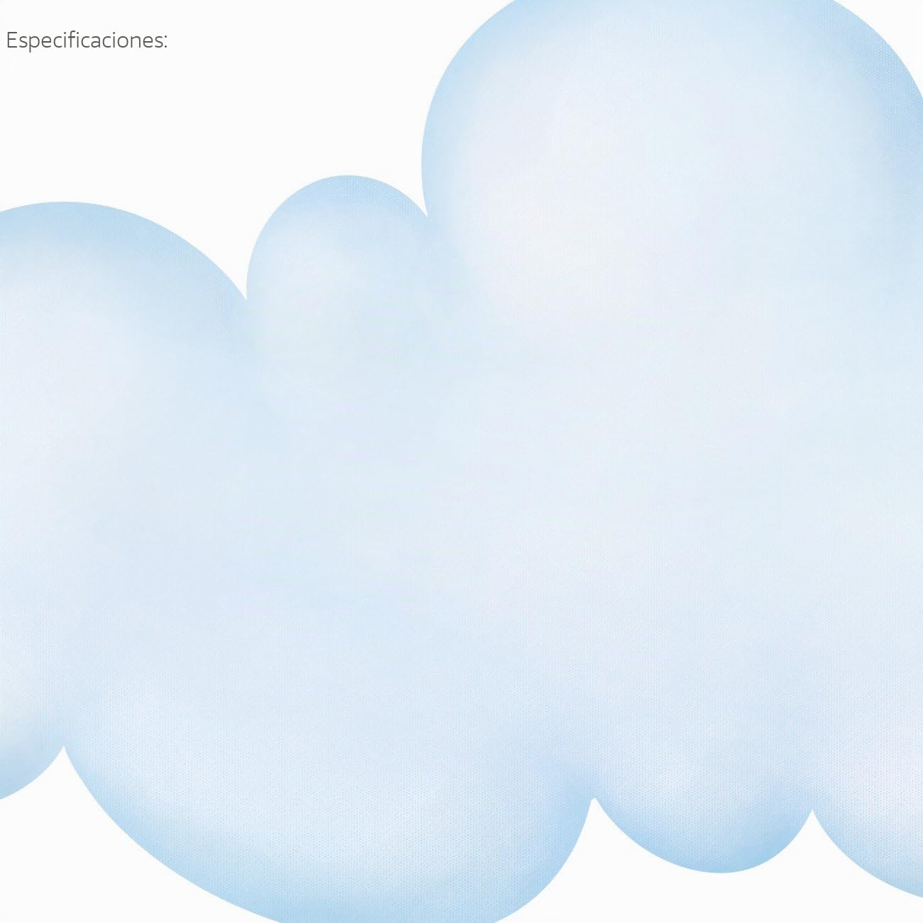 DECOWALL DS9-1702 Nubes Vinilo Pegatinas Decorativas Adhesiva Pared Dormitorio Salón Guardería Habitación Infantiles Niños Bebés