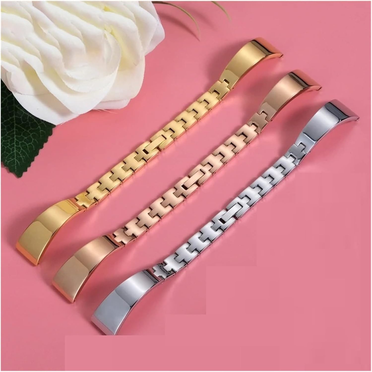 BUQMNKKC CAREG レディース腕時計バンド 6mm 8mm 10mm 12mm 14mm 16mm 18mm ユニバーサル人気モデル