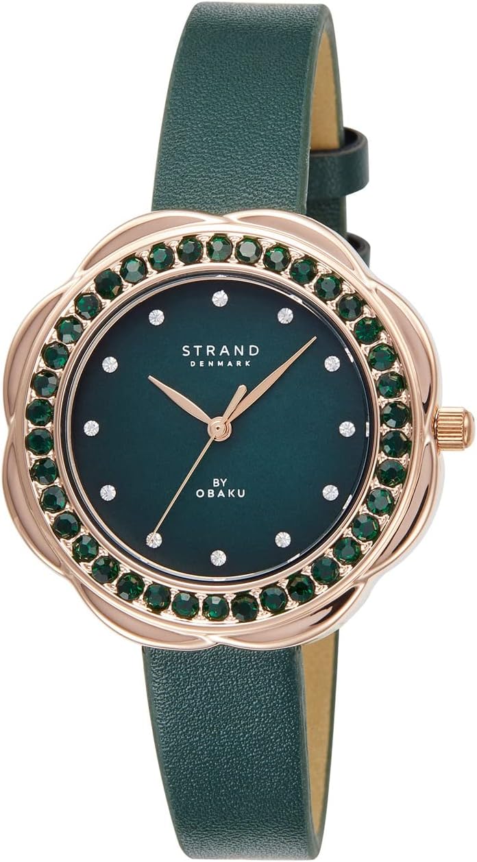 StrandBy Obaku Cosmos Moss Analog Green Dial Women's Watch-S735LXVEVE-CSE