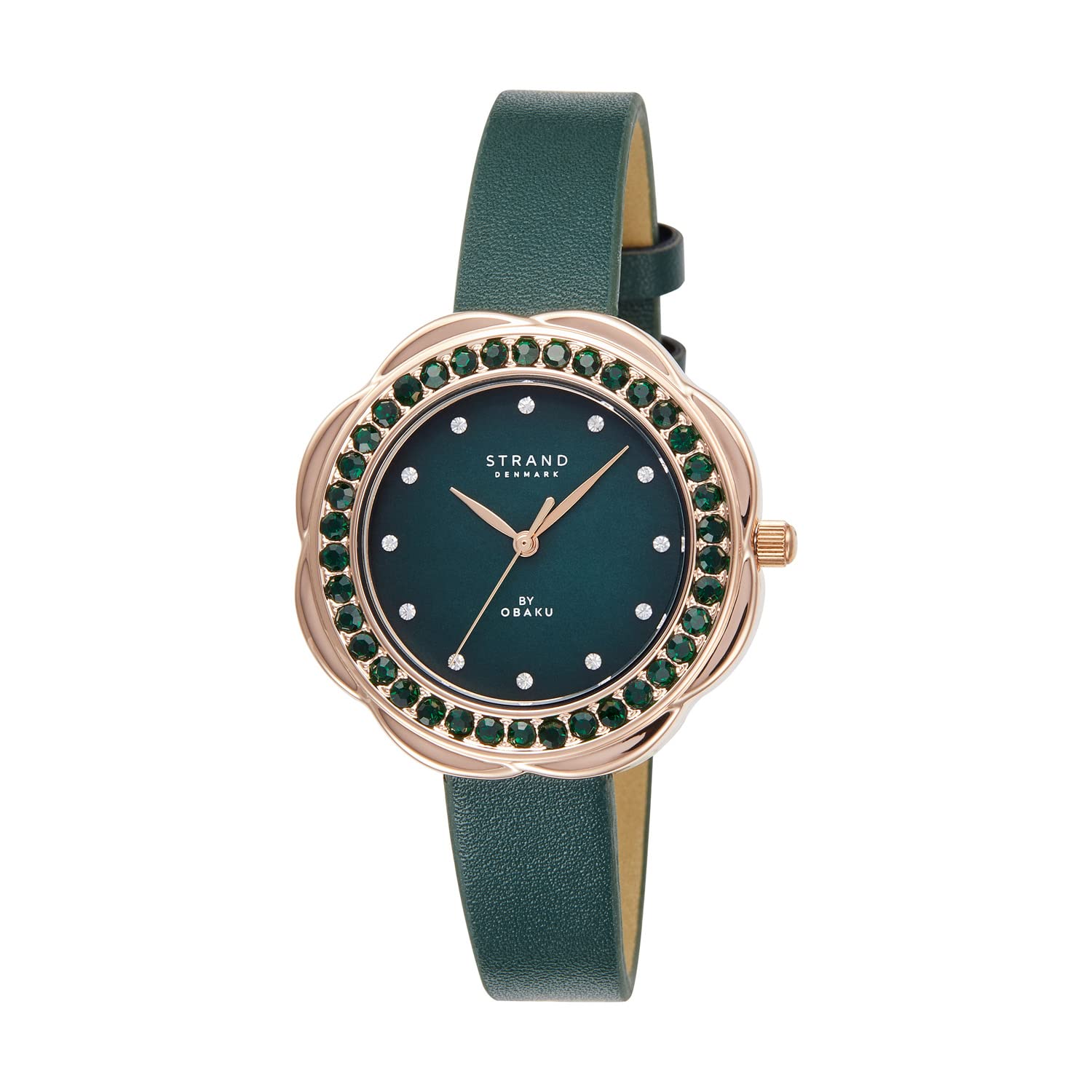 StrandBy Obaku Cosmos Moss Analog Green Dial Women's Watch-S735LXVEVE-CSE