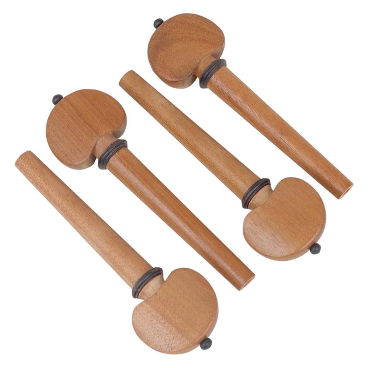 OFFSCH 4 Pack Endpins for Violin Wooden Cello Tuning Pegs Tuning Pegs for Violin Keys for Cello