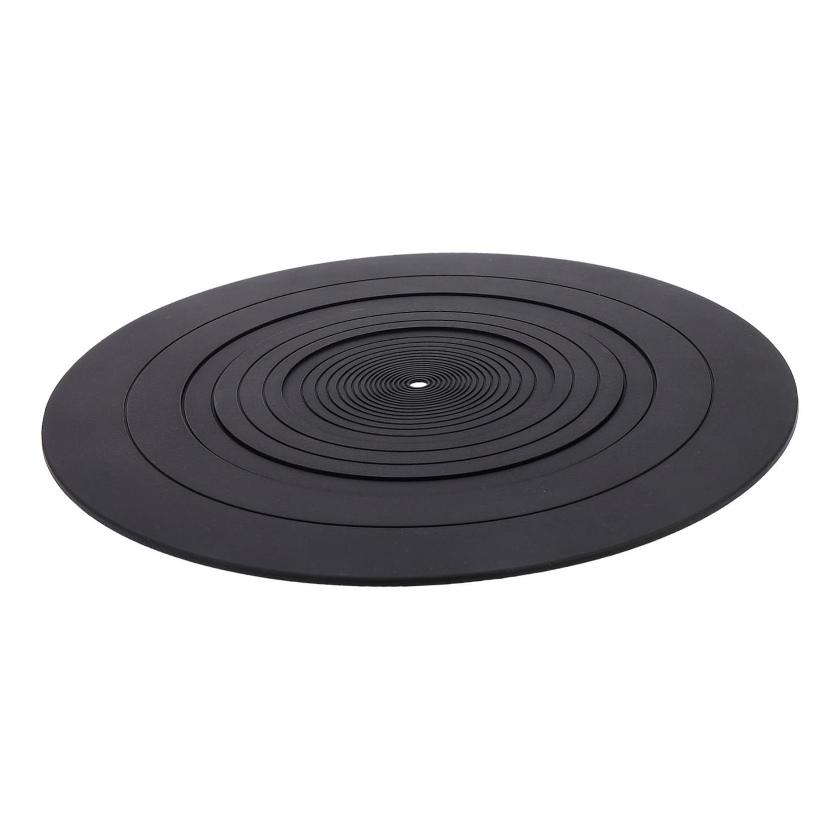 FUNOMOCYA Disc Protective Pad Shockproof Silicone Record Mat Replacement for Turntable 29.5cm Round Mat