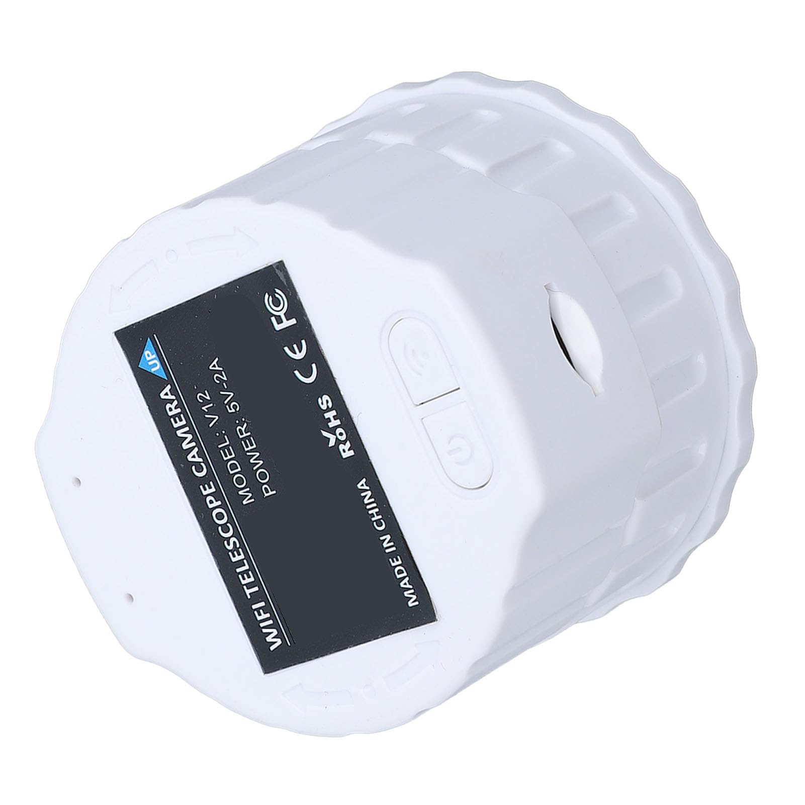 Sxhlseller Fotocamera Oculare Digitale Wireless WiFi per Telescopi e Microscopi da 30 Mm-50 Mm, Oculare Elettronico per Astrofotografia con Registrazione Video HD 2K da 4 MP, (WHITE)