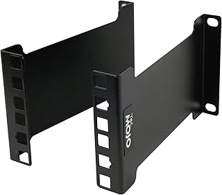 Tecmojo Server Rack Rail Depth Adapter/Extender - 2U - 6in / 15.24 cm - TAA Compliant - Recessed Rack Adapter - Rack Mount Adapter Kit - Network Rack Extender