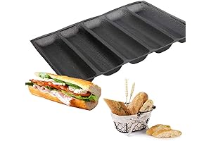 Silicone Hoagie Roll Pan: Perfect for Homemade Bakery Delights